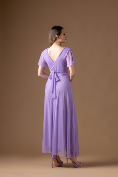 Μίντι λιλά τούλινο φόρεμα Μίντι λιλά τούλινο φόρεμα