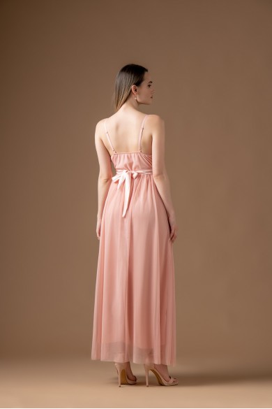 Μακρύ σωμόν φόρεμα Μακρύ σωμόν φόρεμα