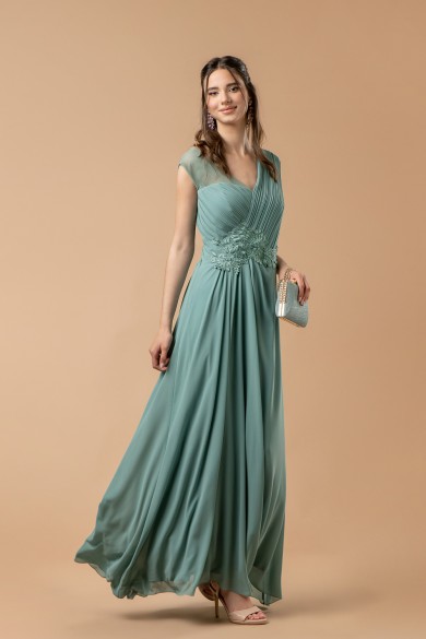 Μακρύ τσαγαλί κρουαζέ φόρεμα Μακρύ τσαγαλί κρουαζέ φόρεμα