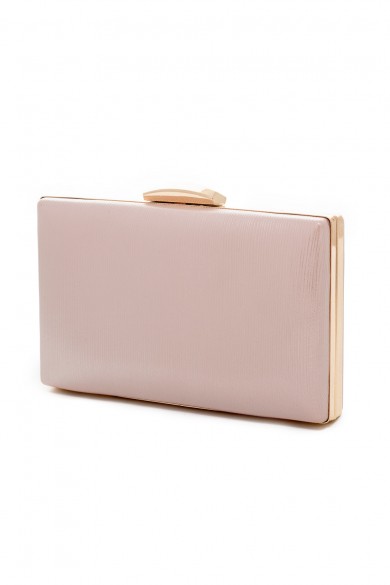 Βραδινό ροζ χρυσό τσαντάκι 