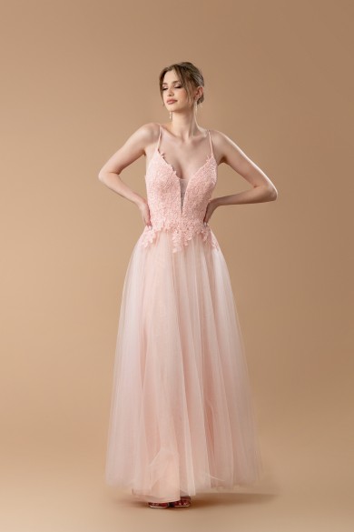 Μακρύ σωμόν φόρεμα Μακρύ σωμόν φόρεμα