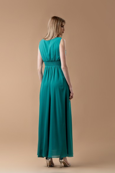 Μακρύ πράσινο φόρεμα Μακρύ πράσινο φόρεμα