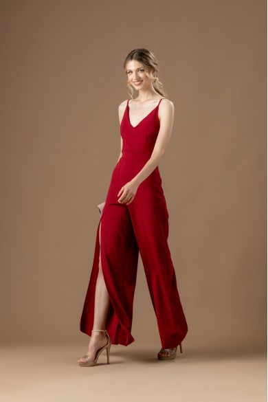 Μπορντό ολόσωμη φόρμα