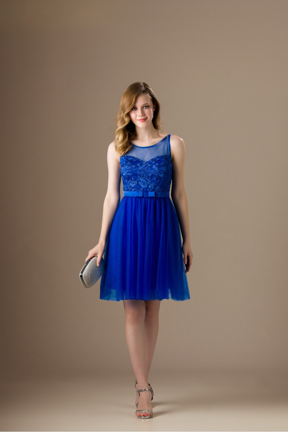Κοντό μπλε ηλεκρικ φόρεμα