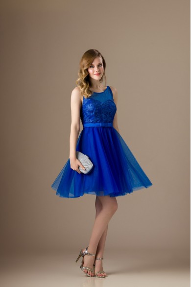 Κοντό μπλε ηλεκρικ φόρεμα Κοντό μπλε ηλεκρικ φόρεμα