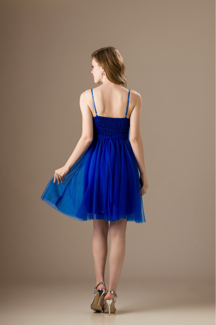 Κοντό μπλε ηλεκρικ φόρεμα